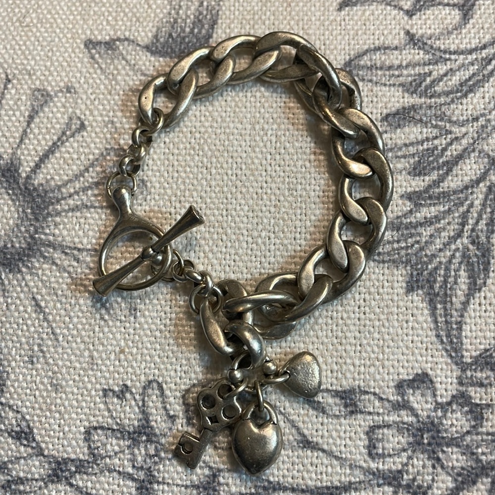 Vintage Fossil‎ Charm Bracelet